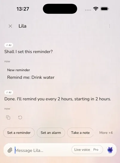 A reminder. Said once, back on time.